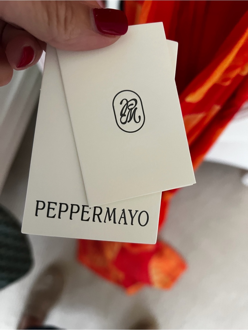 NWT Peppermayo Palawan Mesh Maxi Dress - Orange Floral size 6 - Picture 7 of 8